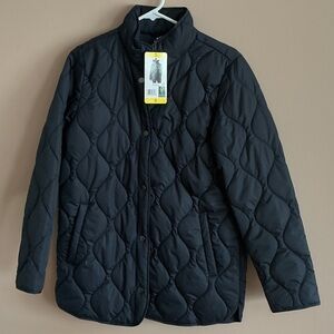 NWT 32 Degrees Women's Black Quilted Puffer Jacket